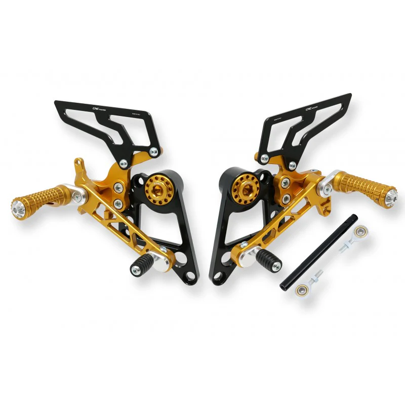 PE100 - CNC Racing Adjustable Rearsets for Ducati Monster 1100/796/696 - Image 3