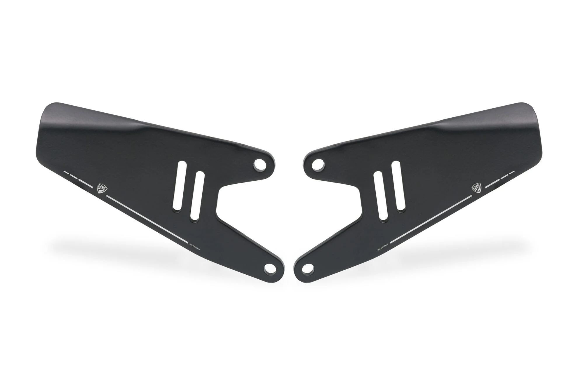 PES06B - CNC Racing Aluminum Heel Guard Kit for OE Rearsets For Ducati Hypermotard 698 Mono