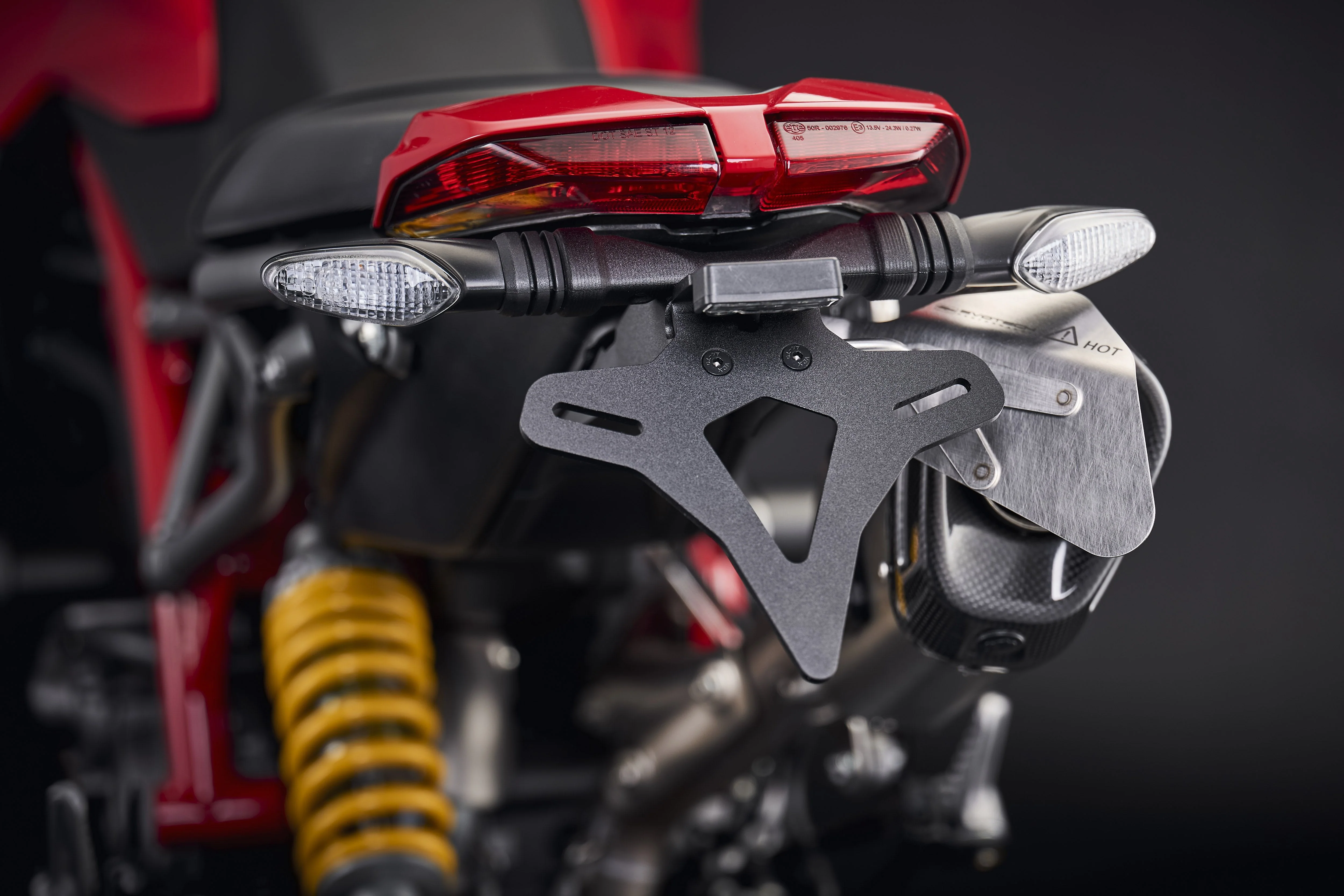 PRN014518 - Evotech Tail Tidy Termignoni - Single - Race Exhaust Compatible - Image 3