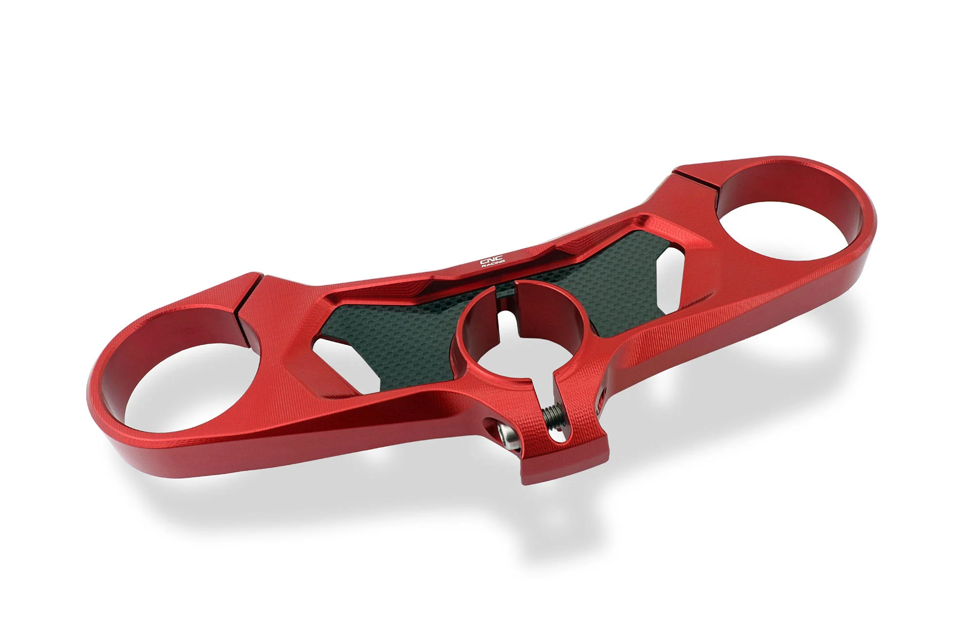 PST17 - CNC Racing Carbon Fiber Inlay Upper Triple Clamp Kit for Ducati Panigale V4 / S / R / Speciale - Image 3