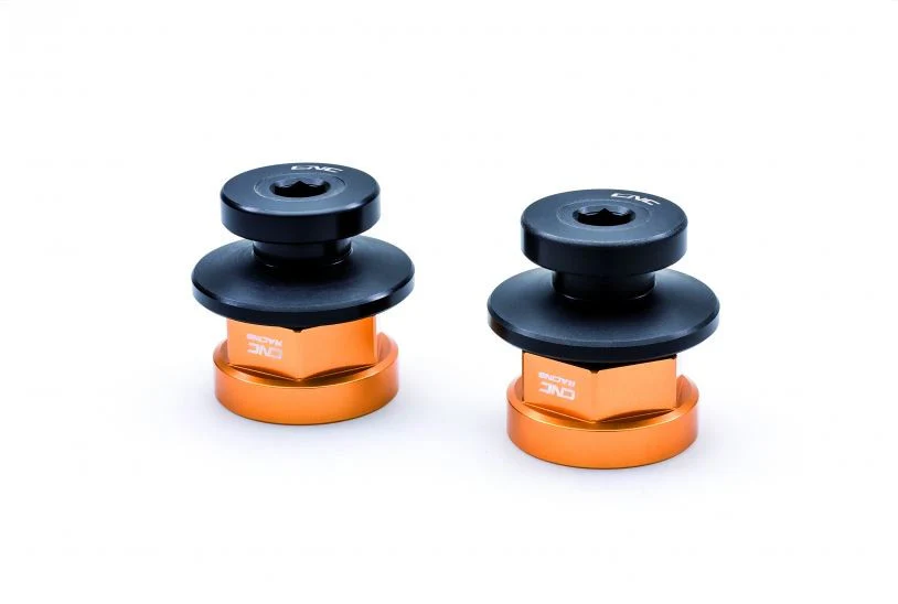 SC200 - CNC Racing Rear Wheel Axle Nut set with Rear Stand Support for Ducati Scrambler, Monster 937/797/795/696/695/400, and ST3 - Image 2