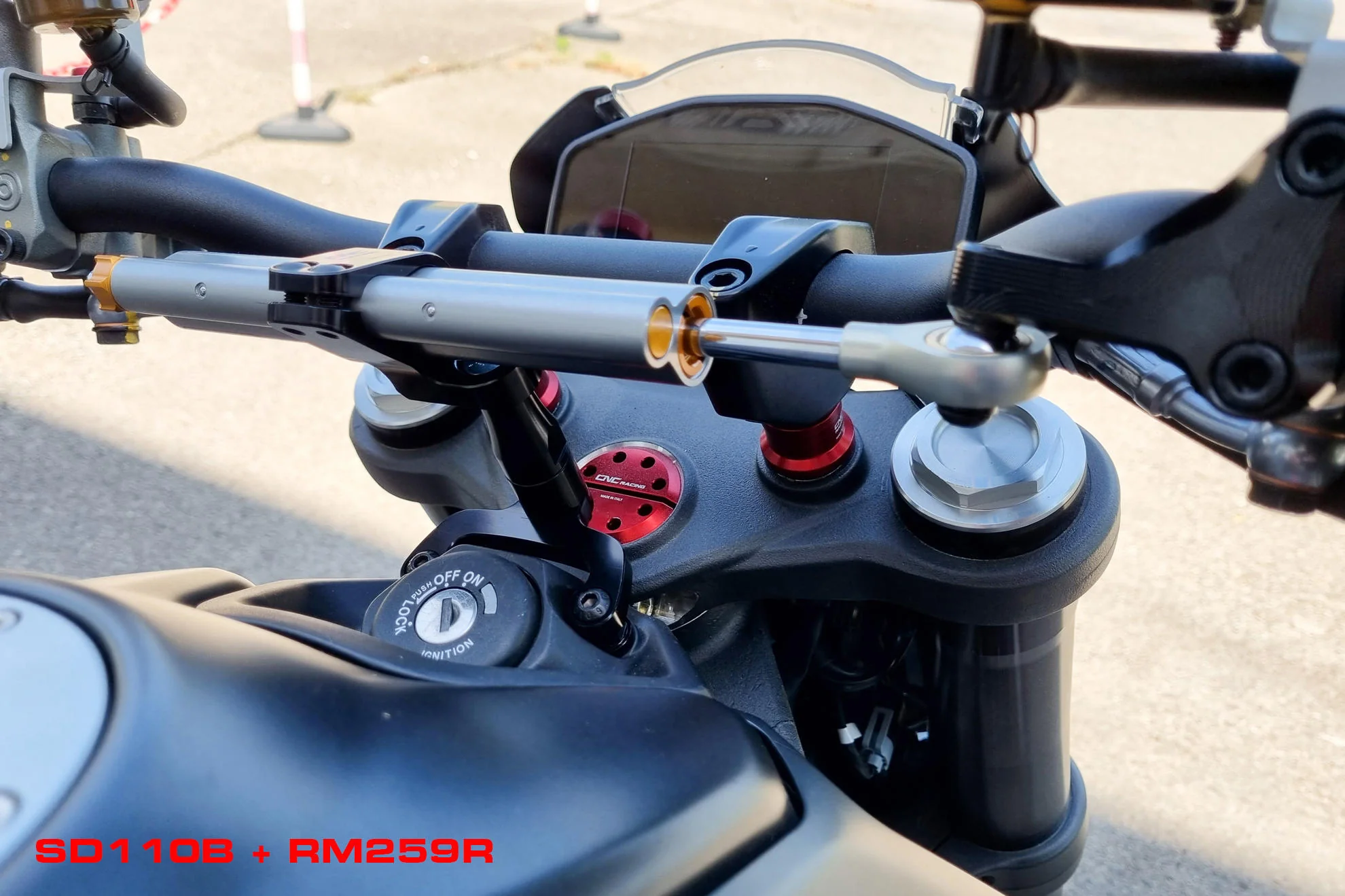 SD110 - CNC Racing - Steering Damper Mount kit - Monster 937 - Image 7
