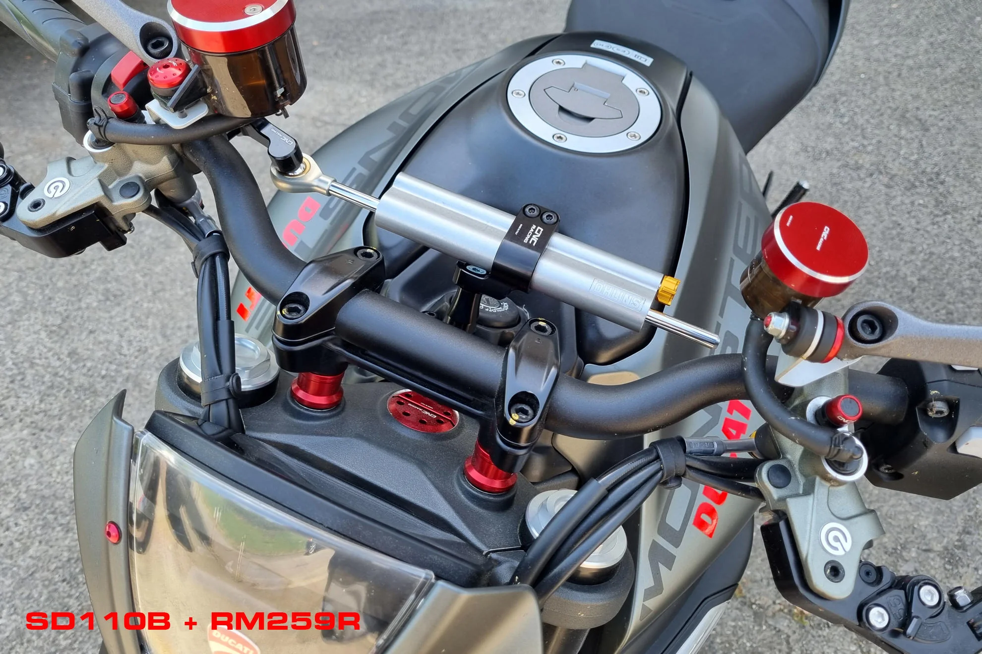 SD110 - CNC Racing - Steering Damper Mount kit - Monster 937 - Image 8