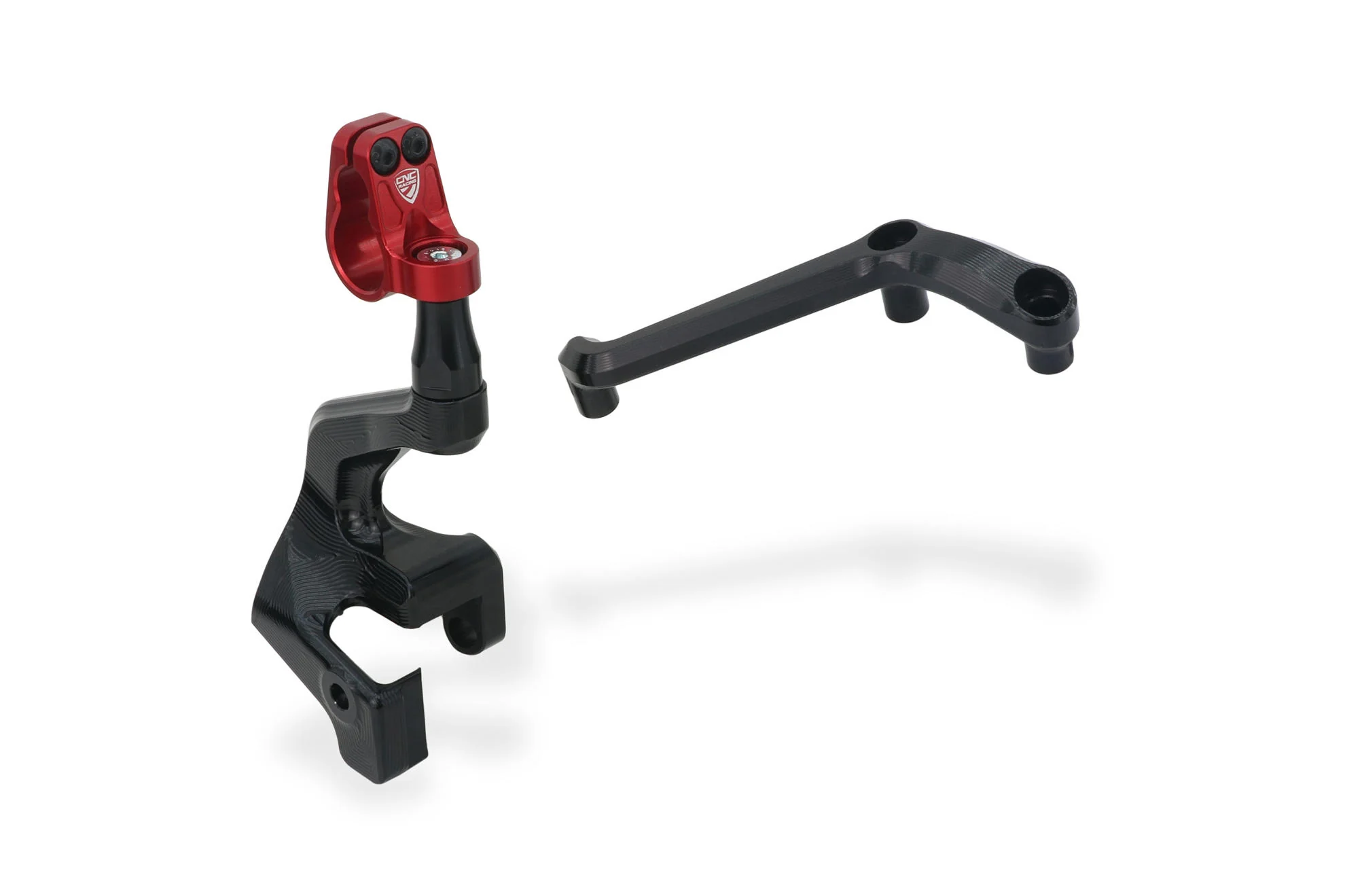 SD115 - CNC Racing Steering Damper Mount kit for Ducati Multistrada V4 Pikes Peak / RS with OE Handlebar Clamp / Riser - Image 4