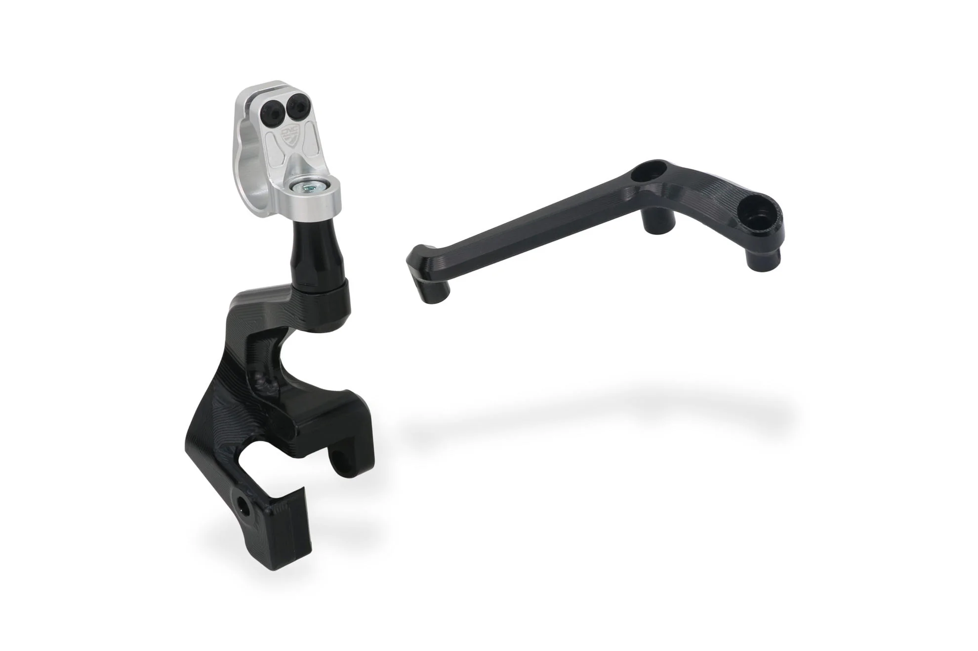 SD115 - CNC Racing Steering Damper Mount kit for Ducati Multistrada V4 Pikes Peak / RS with OE Handlebar Clamp / Riser - Image 5