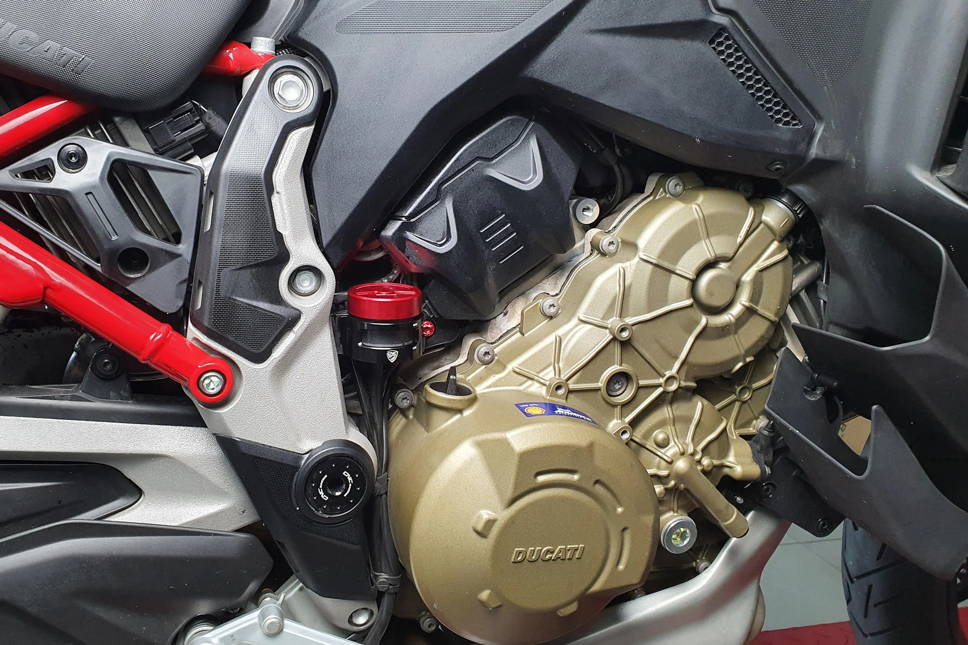 SEA14 - CNC Racing Rear Brake Reservoir Tank Clamp for Ducati Multistrada V4 / S / Sport - Image 5