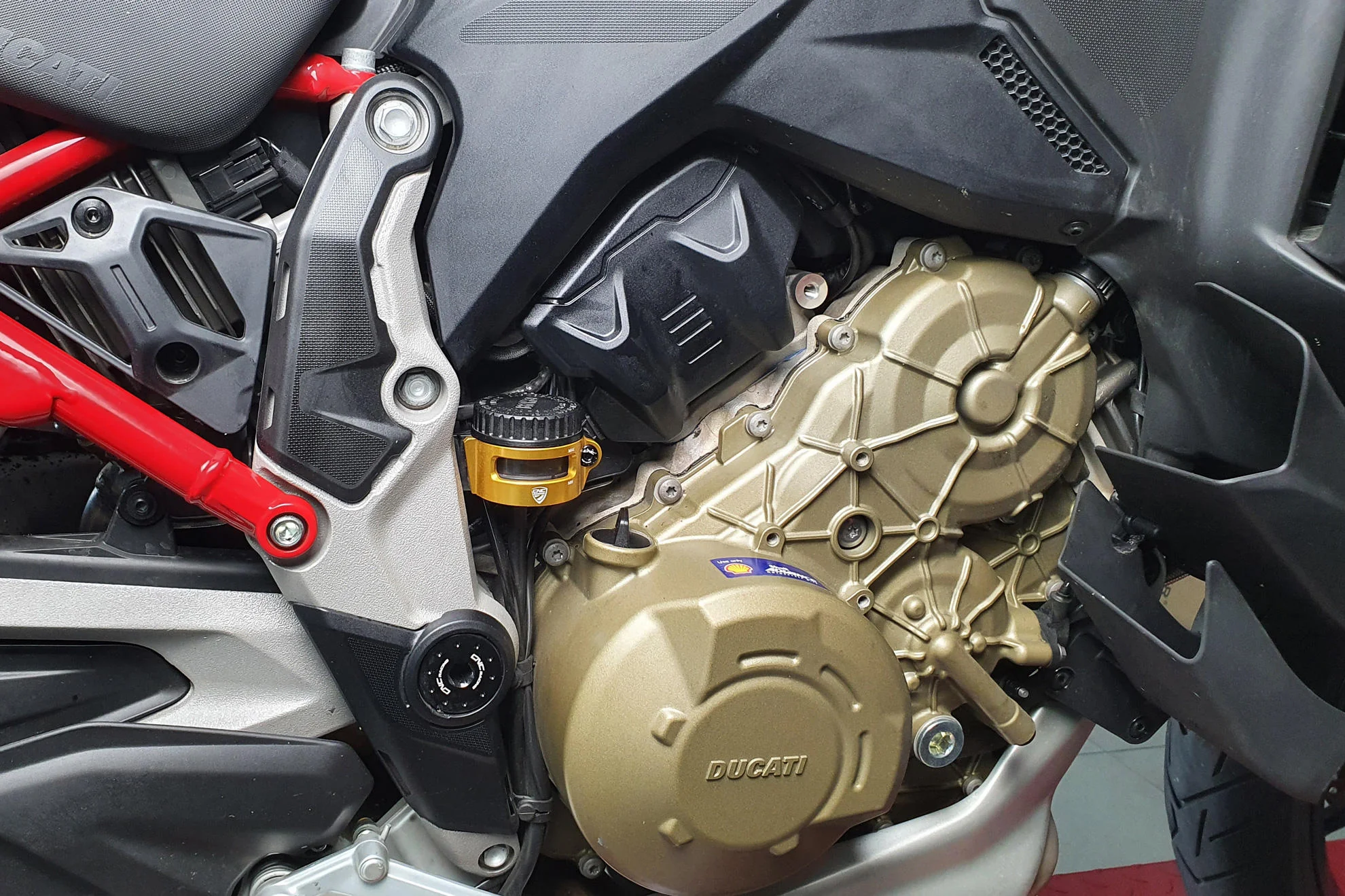 SEA14 - CNC Racing Rear Brake Reservoir Tank Clamp for Ducati Multistrada V4 / S / Sport - Image 7