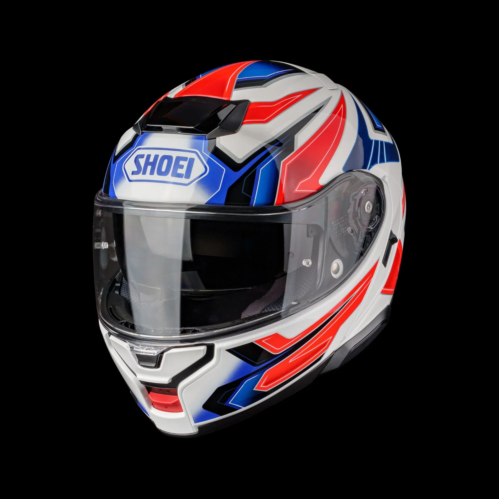 SHOEI - Neotec 3 Anthem - RED/WHITE/BLUE (TC10) - Image 2