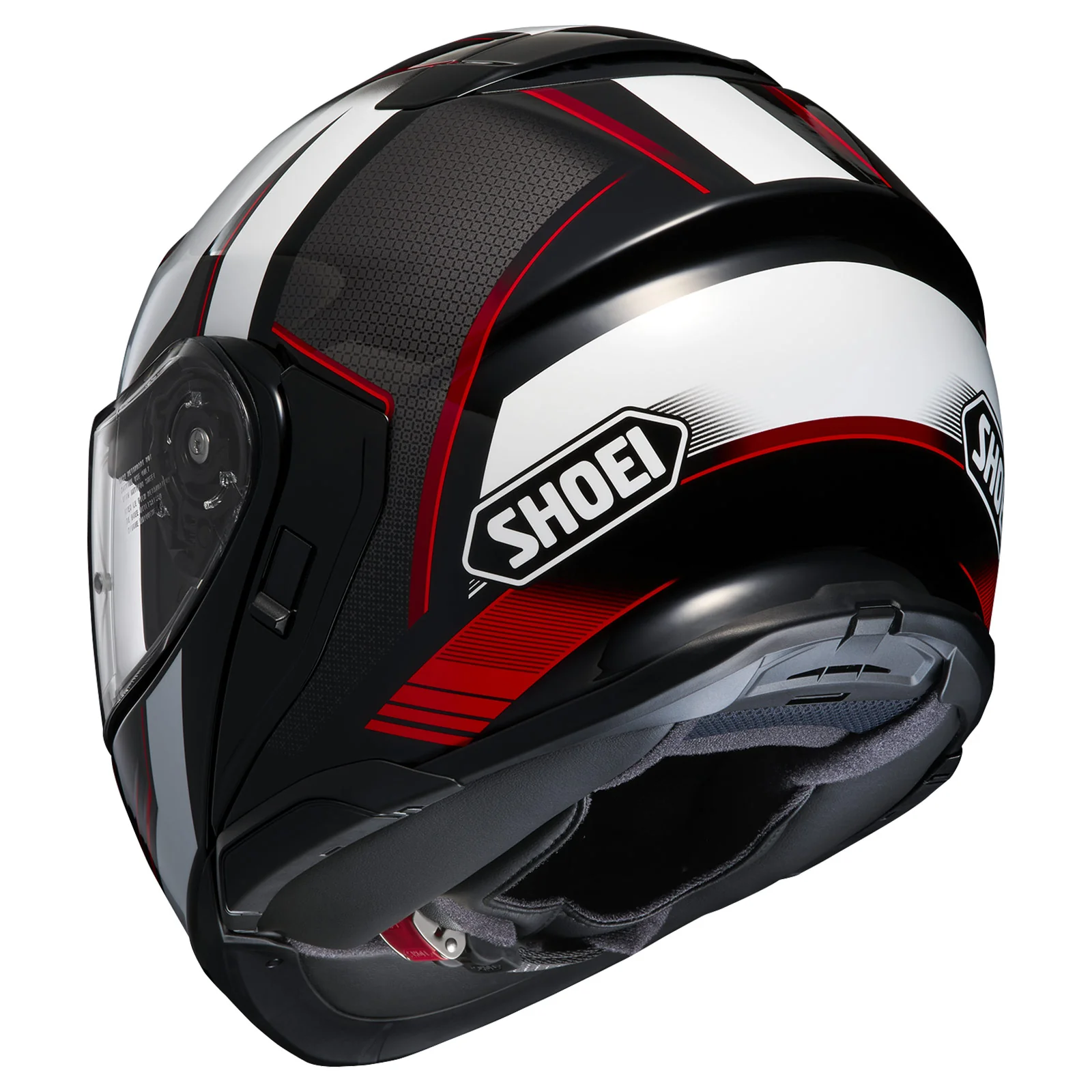 SHOEI - Neotec 3 Grasp - BLACK/WHITE/RED (TC5) - Image 3