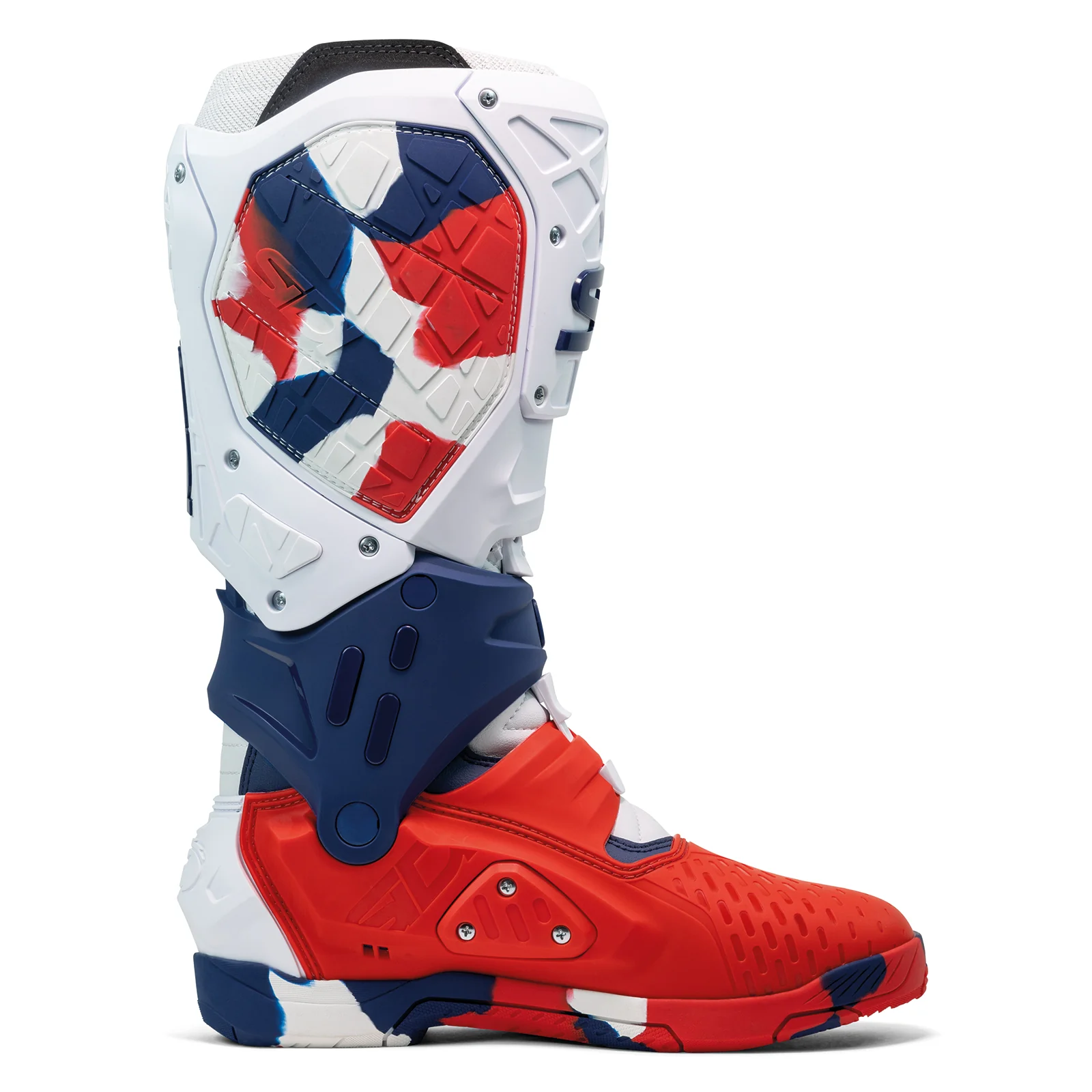 Sidi - Crossair X Boot - WHITE/NAVY/RED - Image 2