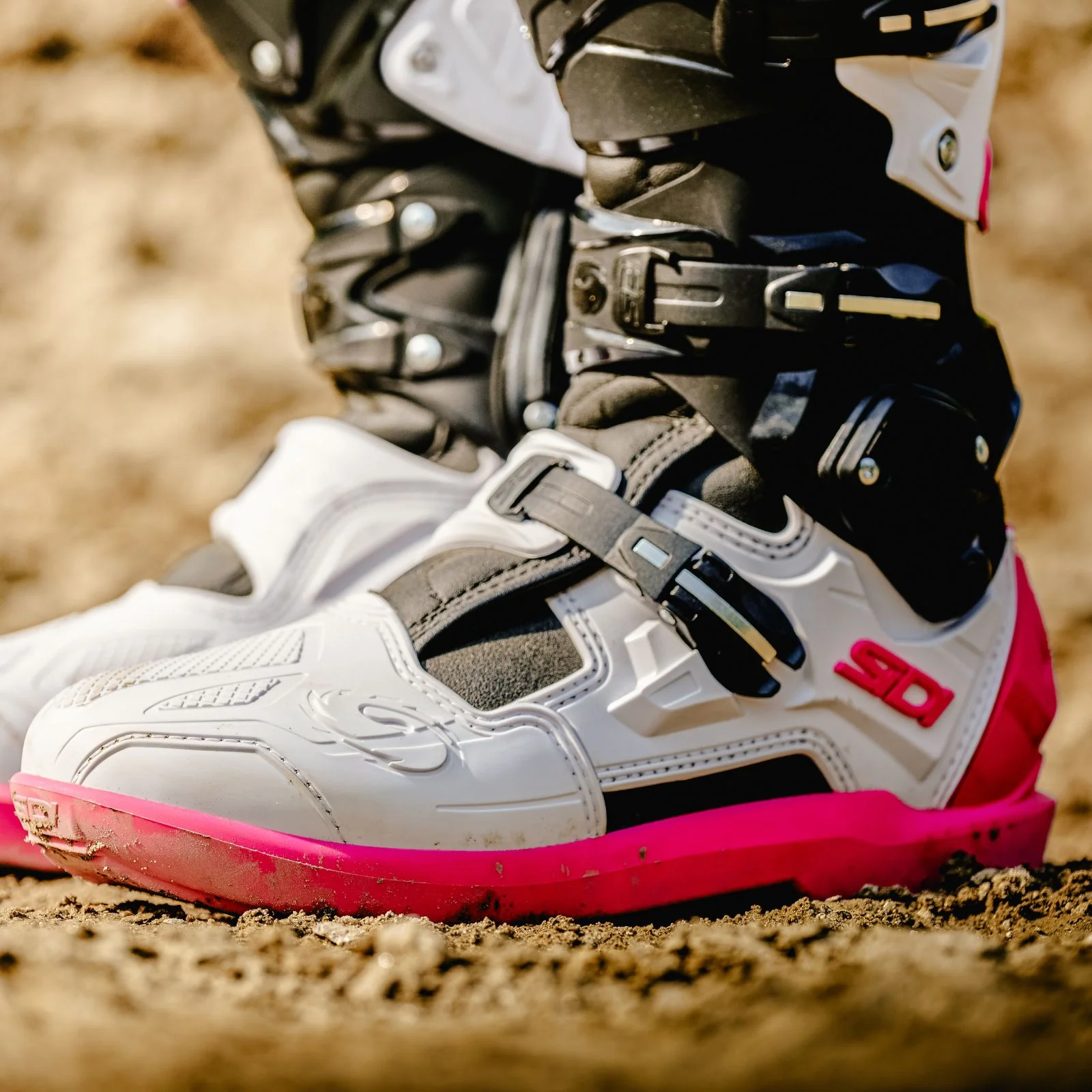 Sidi - Crossfire 3 SRS Boot - BLACK/WHITE/PINK - Image 6
