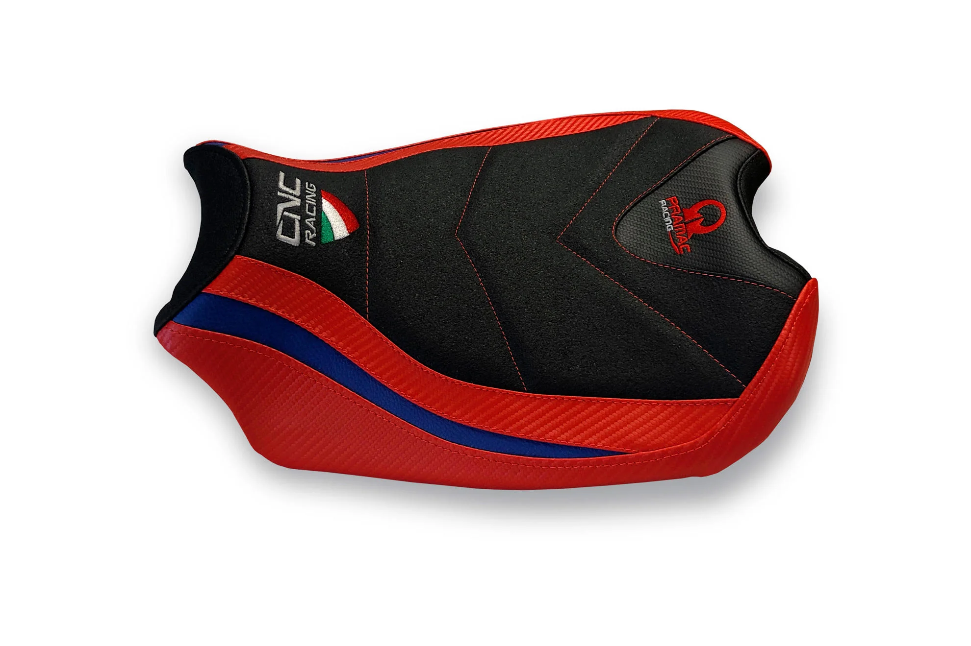 SLD03PR - CNC Racing PRAMAC RACING LIMITED EDITION Rider Seat Cover for the Ducati Panigale V2