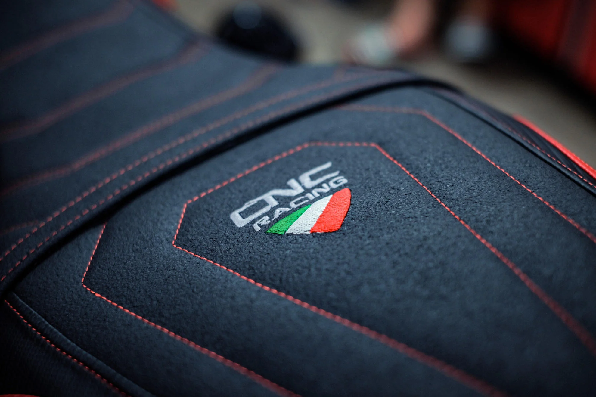 SLD05PR - CNC Racing PRAMAC RACING LIMITED EDITION Rider Seat Cover for the Ducati Hypermotard 950 - Image 5