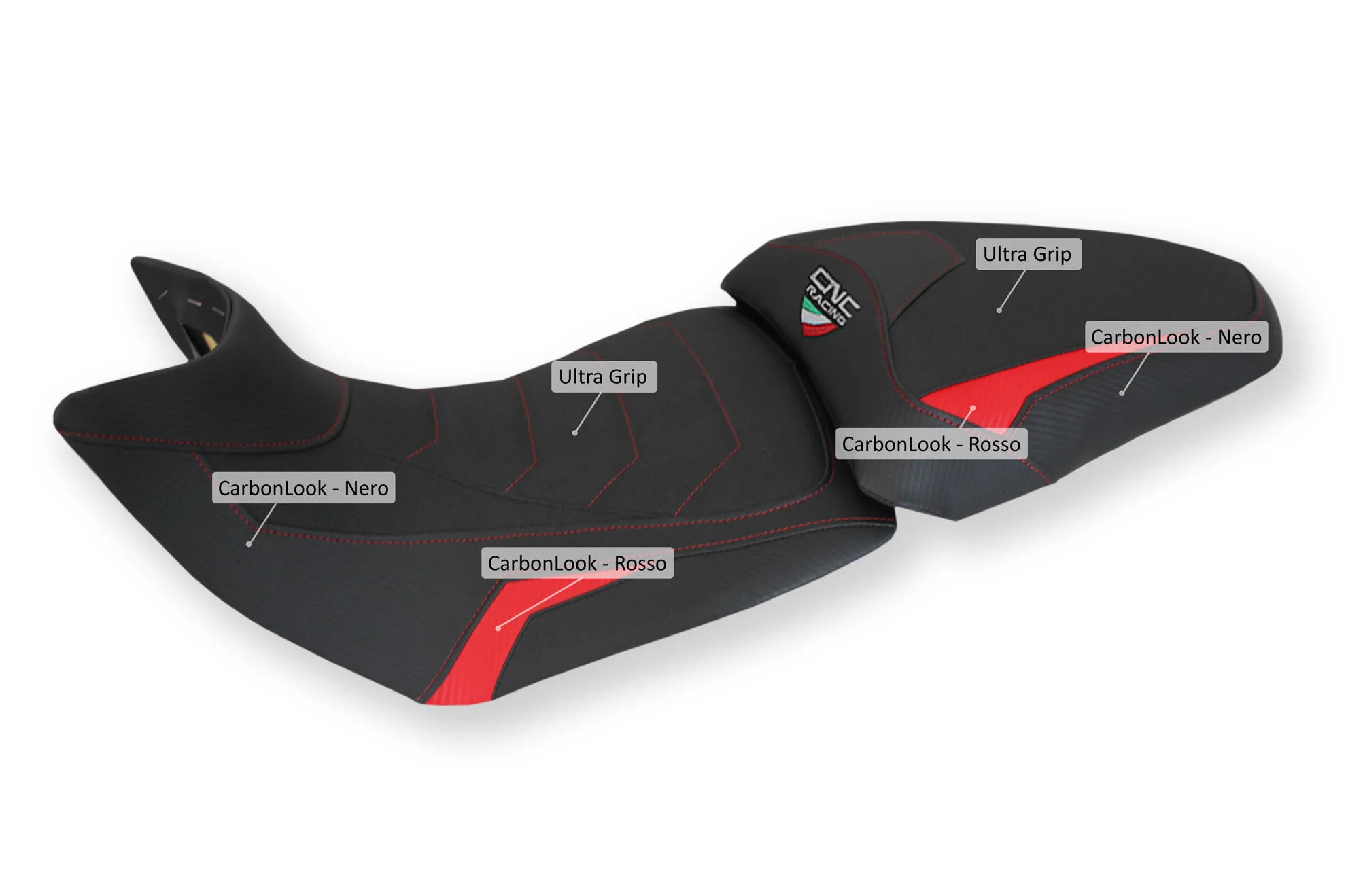 SLD06BR - CNC Racing Rider and Passenger Seat Covers for the Ducati Multistrada 1200 / 1260 (2015+) - Image 2