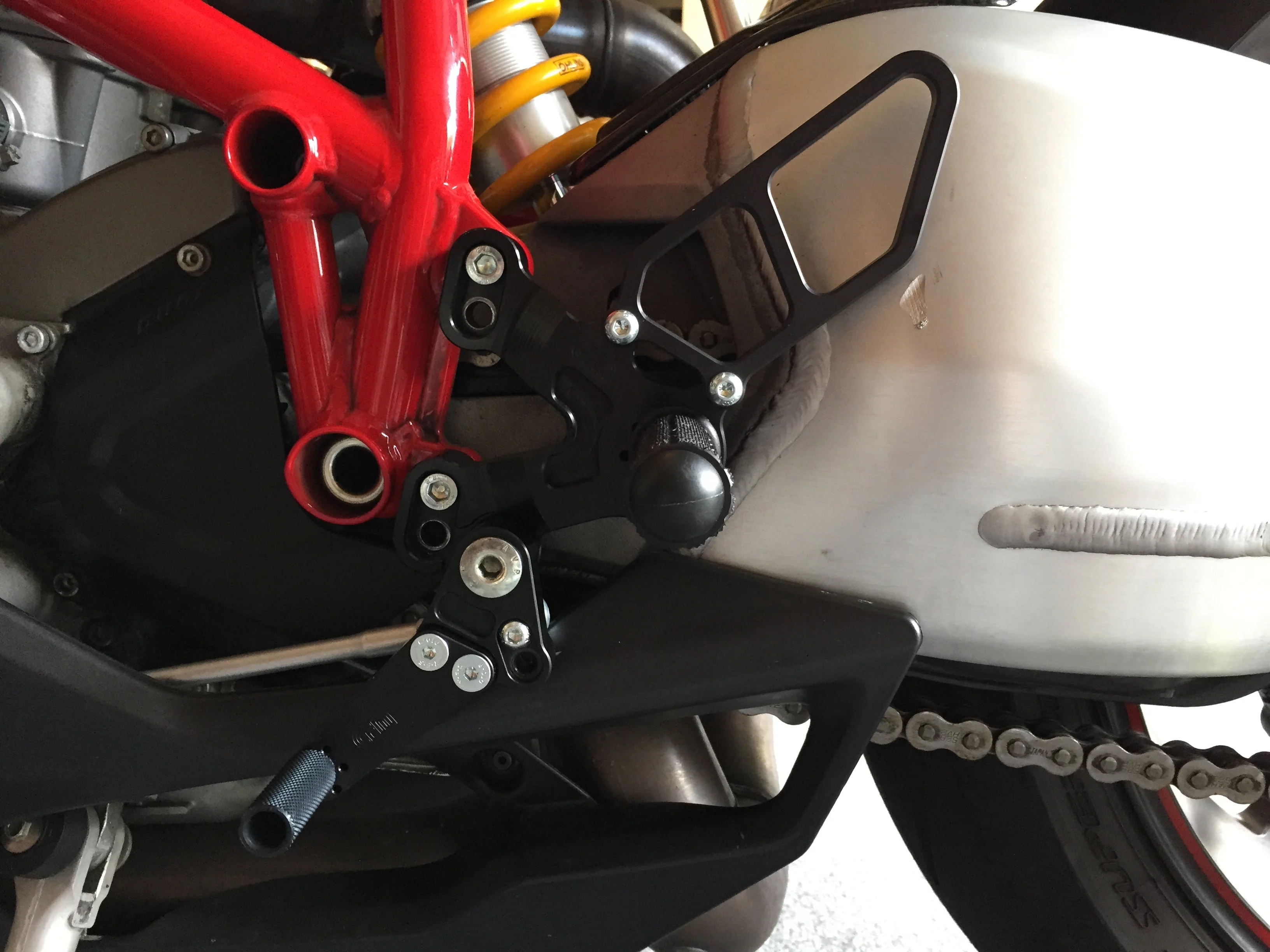 Woodcraft - 05-0641 Ducati 1198SP/848 EVO Rearset GP w/Shift Pedal (Factory QS) - Image 5