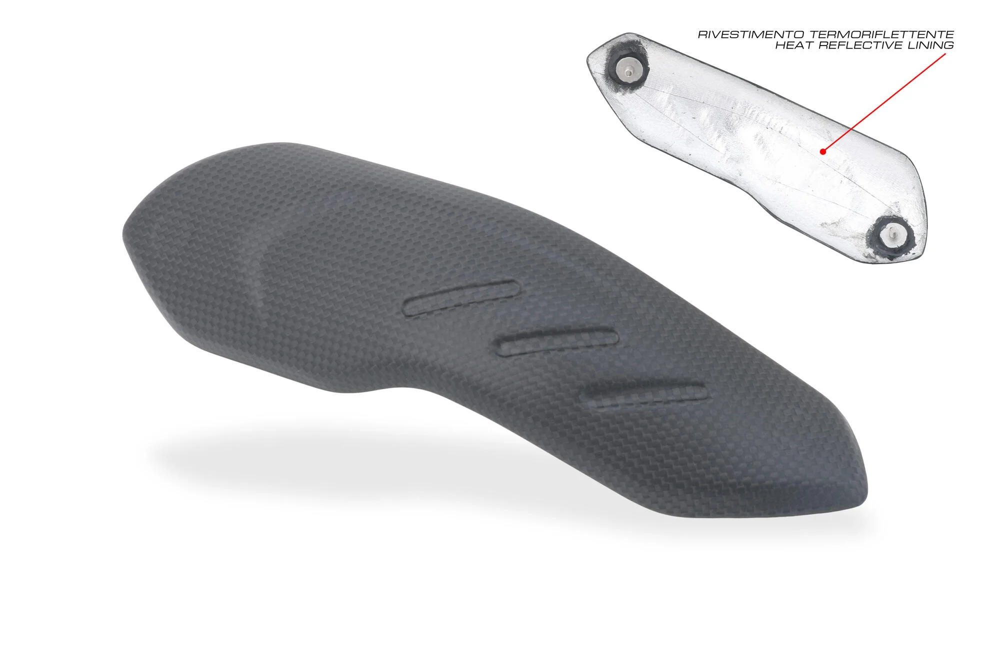 ZA275Y - CNC Racing Carbon Fiber Front Exhaust Guard for the Ducati Hypermotard 698 Mono - Image 3