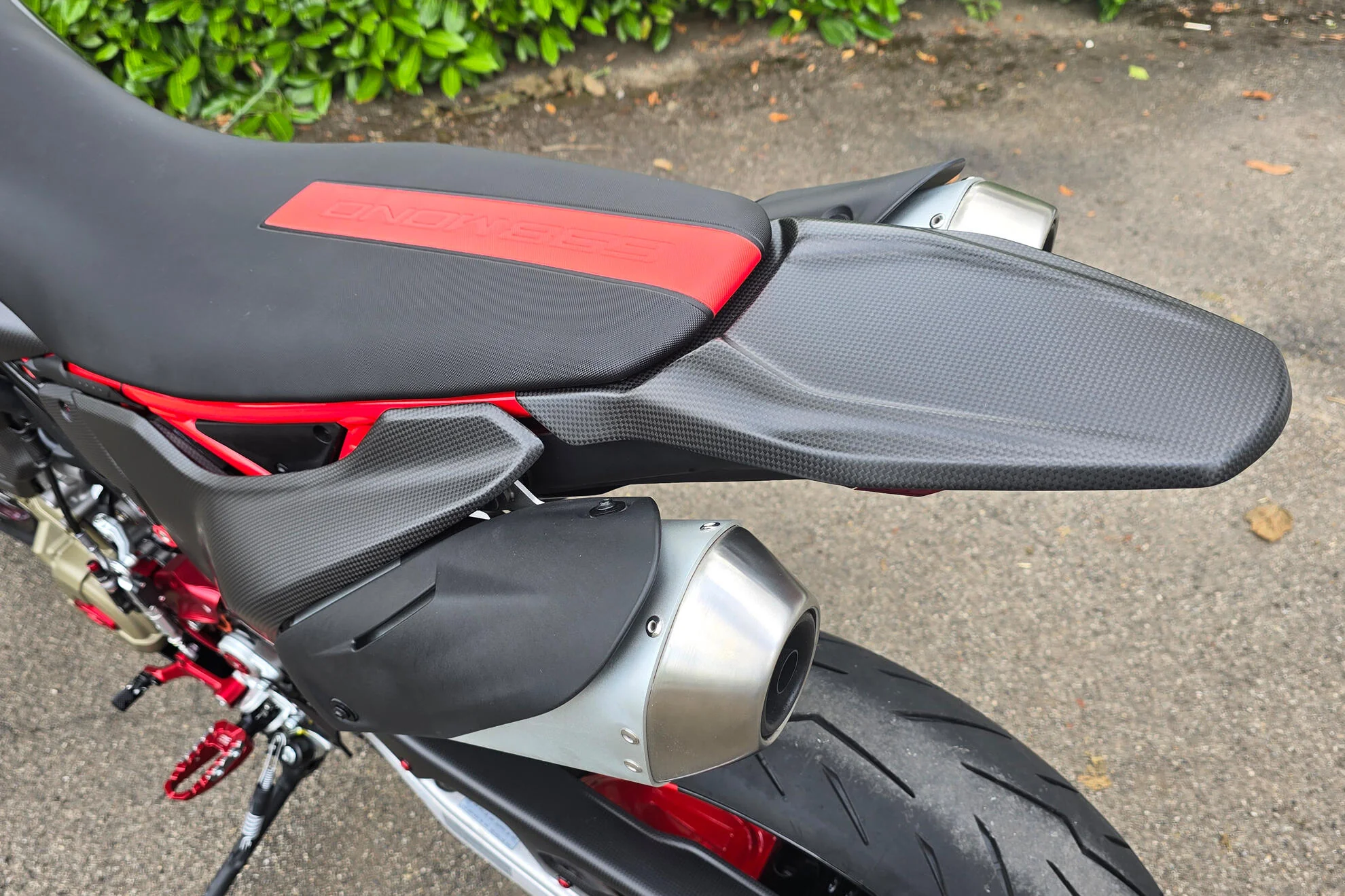 ZA278Y - CNC Racing Carbon Fiber Tail Fairing for the Ducati Hypermotard 698 Mono - Image 3