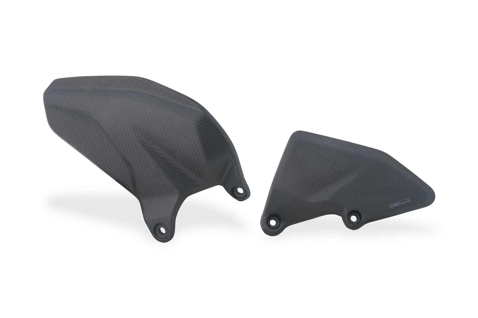 ZA999 - CNC Racing Carbon Fiber Heel Guards for Ducati Multistrada V4 RS / Rally / Pikes Peak (2024+)