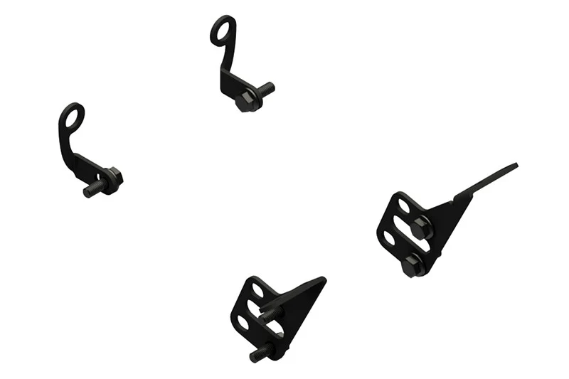 ZAB06B - CNC Racing Mounting kit for Carbon Fiber GP Racing Front Brake Rotor Cooling Ducts For Ducati Panigale 1199/1299  XDiavel / S  & Hypermotard 796