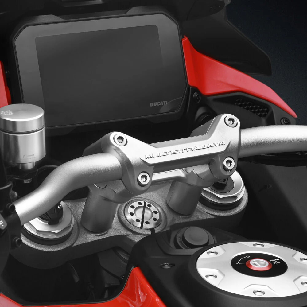 ZDM167 - RIZOMA - Swept-Back Risers - Multistrada V4 - Image 2